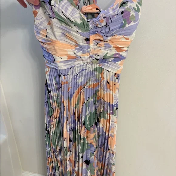 Astr Multicolor Floral Midi Dress - Picture 4 of 6